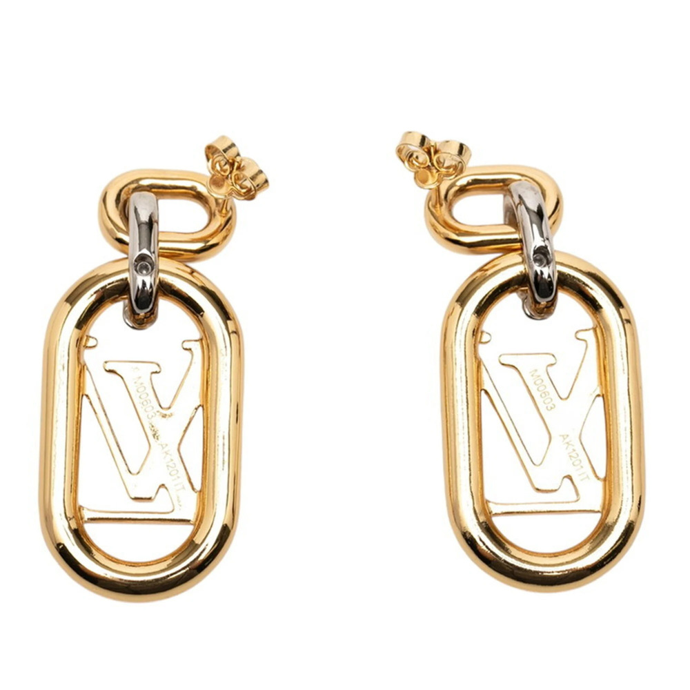 LOUIS VUITTON Gold Earrings - Picture 2 of 3